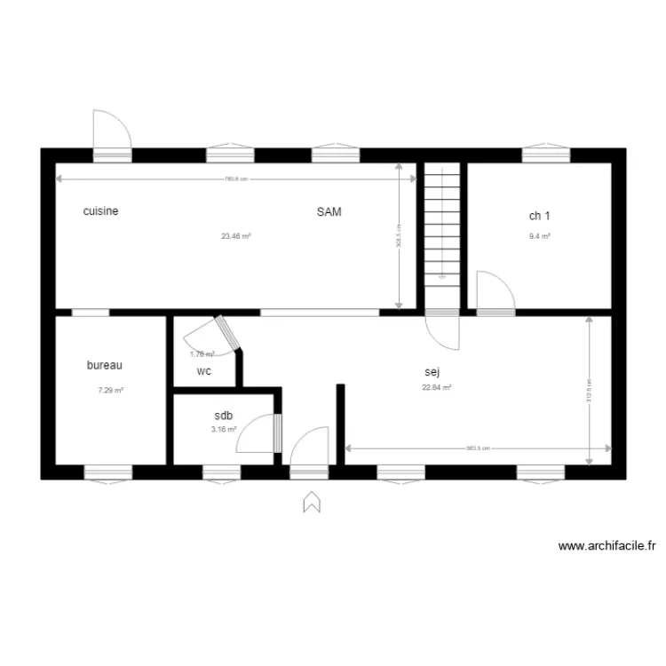 plan ROUX St GM. Plan de 
