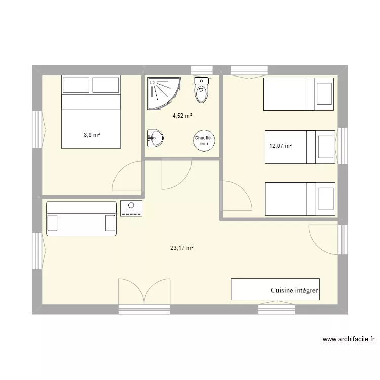 plan maison bonne bis. Plan de 