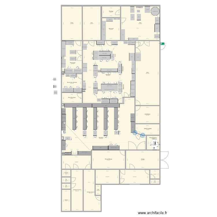 Plan TT 18/11/2022. Plan de 31 pièces et 573 m2