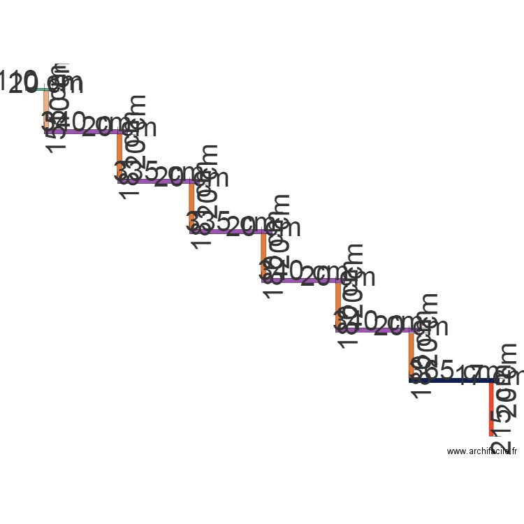 escalier  entrée . Plan de 0 pièce et 0 m2