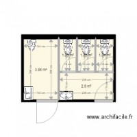 plan projet sanitaires Cosec Gruizza