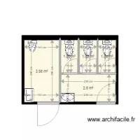 plan projet sanitaires Cosec Gruizza