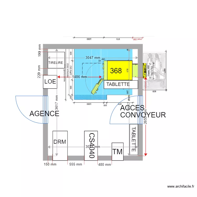 PLAN DE MASSE EXISTANT PROPRIANO 368. Plan de 