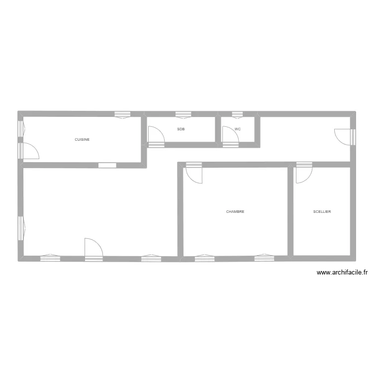 CUVILLIER RDC. Plan de 