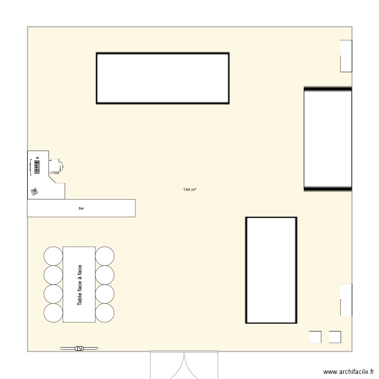 Showroom. Plan de 0 pièce et 0 m2