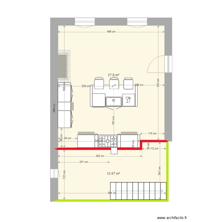 cuisine idee . Plan de 0 pièce et 0 m2