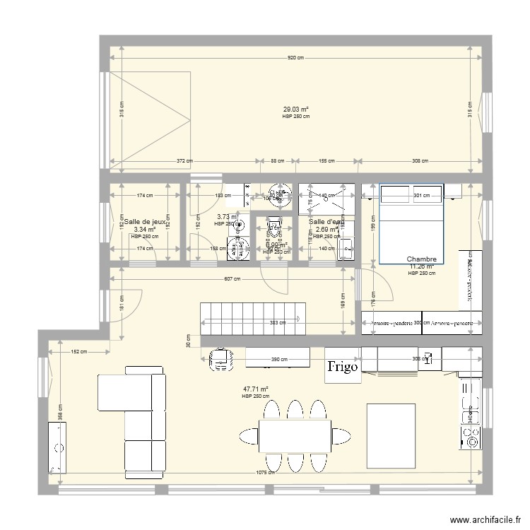 1er plan V2. Plan de 0 pièce et 0 m2