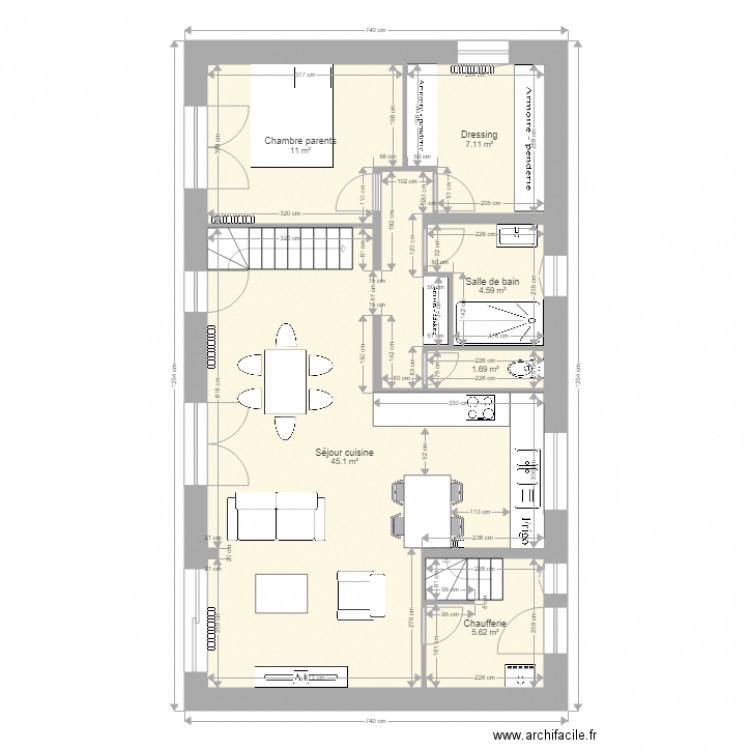 Thierry Sandrine. Plan de 0 pièce et 0 m2