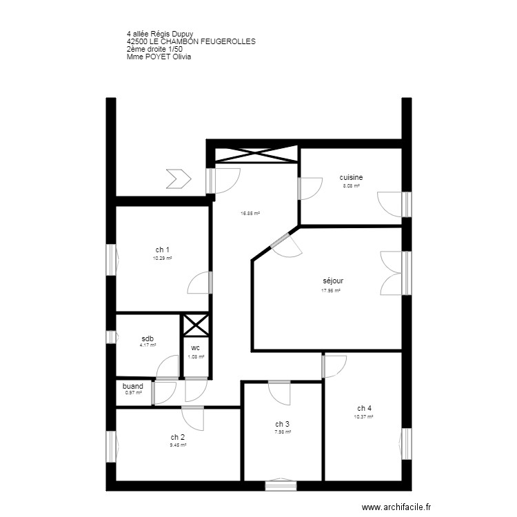 POYET Le Chambon F. Plan de 0 pièce et 0 m2