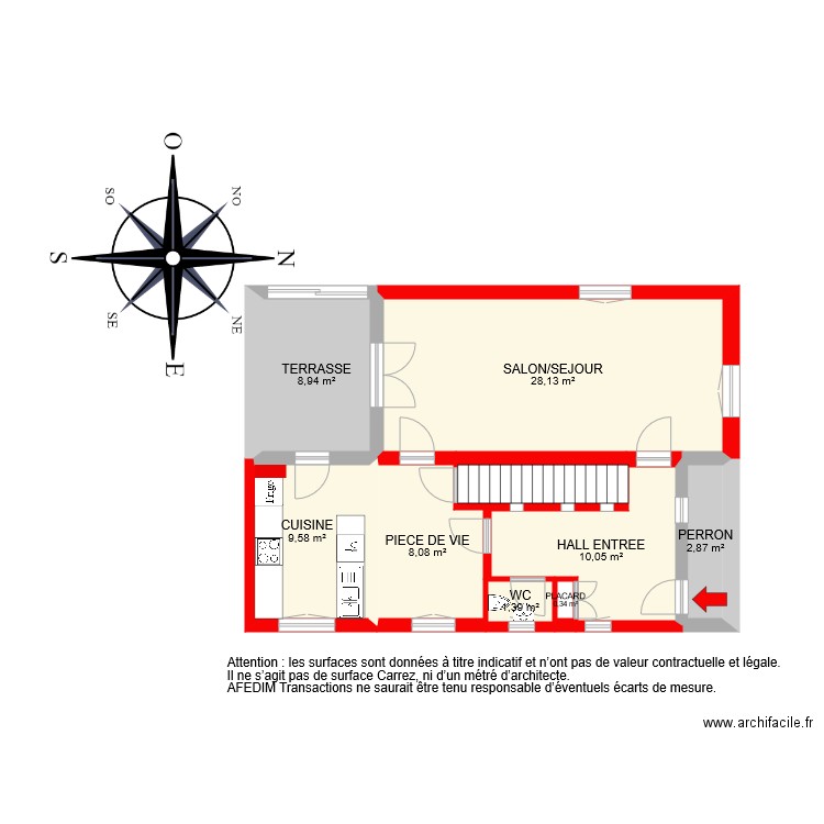 BI 6649 RDC. Plan de 0 pièce et 0 m2