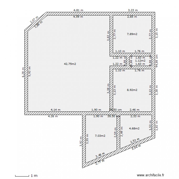 damien. Plan de 0 pièce et 0 m2