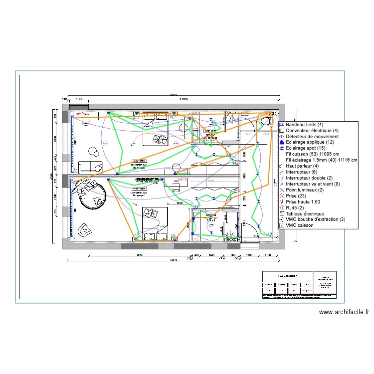 Plan St Rambert cablage. Plan de 0 pièce et 0 m2