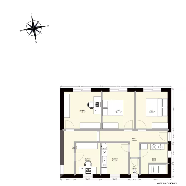 VEDRIN  annexe . Plan de 