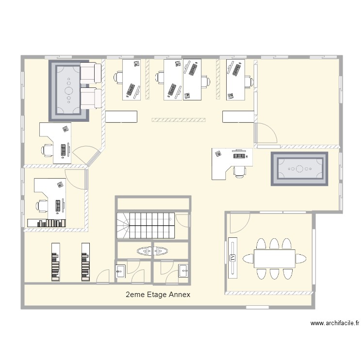 3E ETAGE ANNEX. Plan de 0 pièce et 0 m2