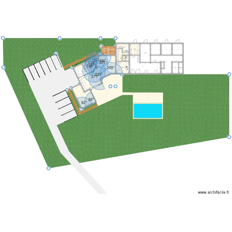 vougydef18. Plan de 31 pièces et 540 m2