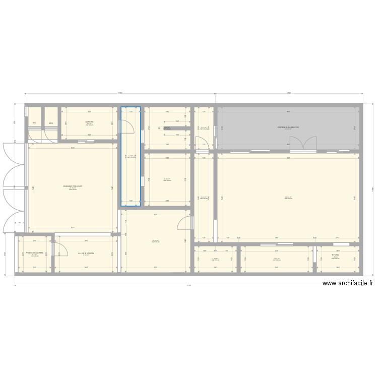 TERMINUS MIRTILLE v20211120. Plan de 77 pièces et 741 m2