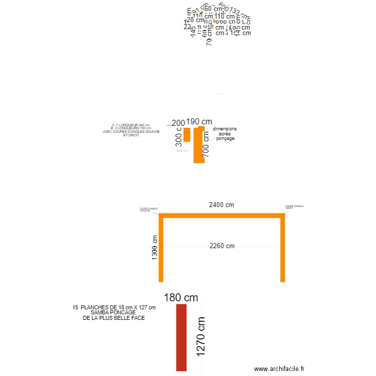 FACE CHAMBRE 1ER ETAGE  ELECTRICITE 18. Plan de 0 pièce et 0 m2