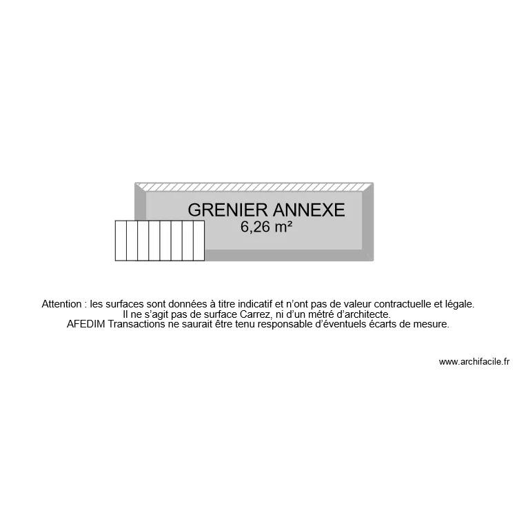 BI 10780 GRENIER ANNEXE. Plan de BI 10780 GRENIER ANNEXE. Plan de
