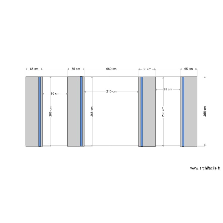 SALON  CONFIG21 65CM. Plan de 0 pièce et 0 m2