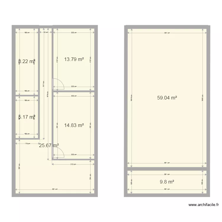 bureaux ordac . Plan de 