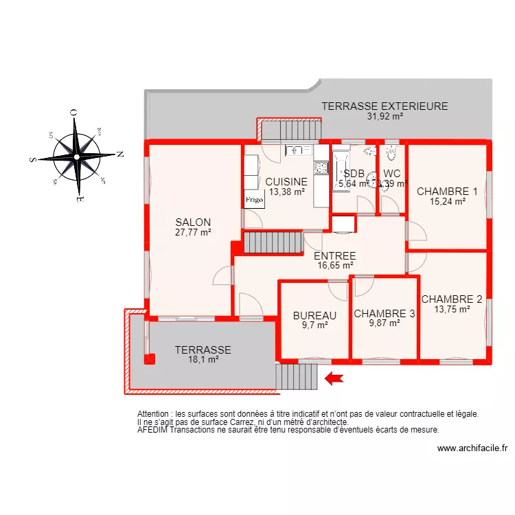 BI10037 - sous sol. Plan de 