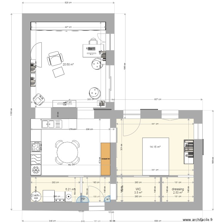 Maman1. Plan de 0 pièce et 0 m2