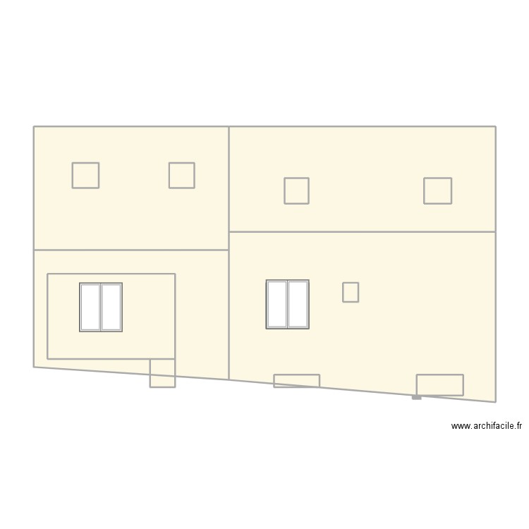 Rambouillet facade est existant. Plan de 0 pièce et 0 m2