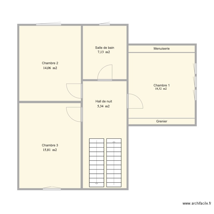 plan 1er. Plan de 0 pièce et 0 m2