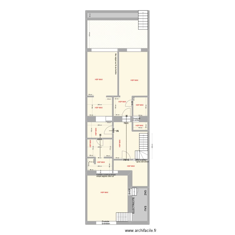 Construction Banning 21 Rez Jardin. Plan de 12 pièces et 102 m2