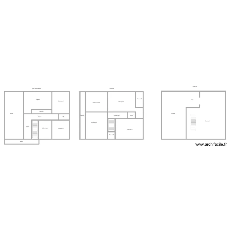 LAMANT CHATELET CHARLEVILLE. Plan de 