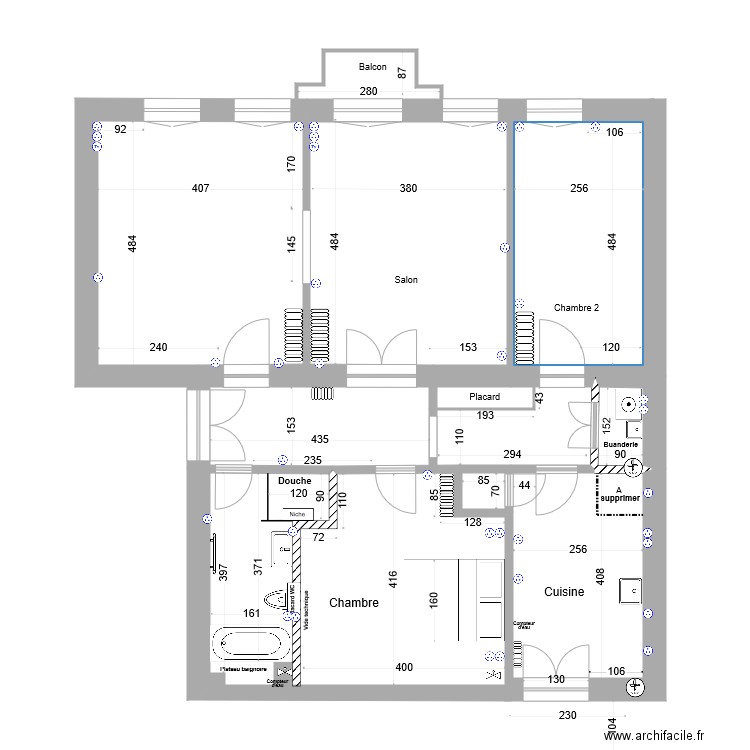 Reims cuisine V1. Plan de 0 pièce et 0 m2