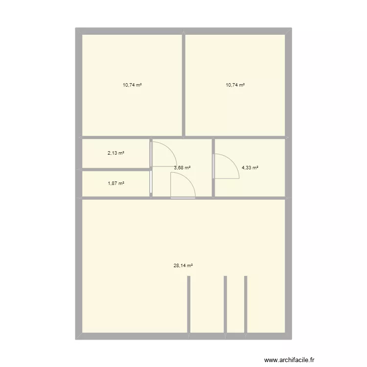 prevision terrain. Plan de 