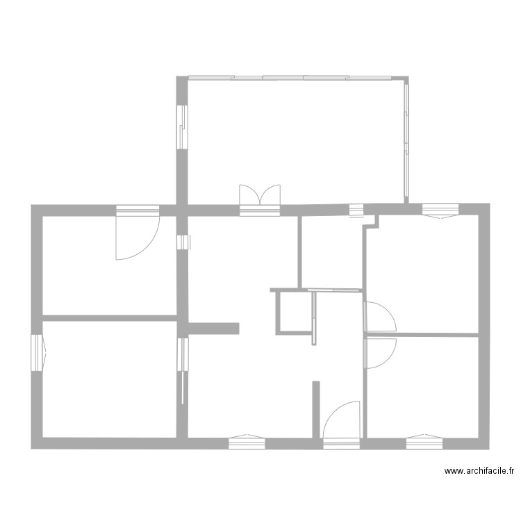 Plan RENOVATION Garage et Véranda 2021 . Plan de 0 pièce et 0 m2