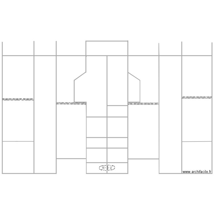 Pavillon rez plan type. Plan de 0 pièce et 0 m2