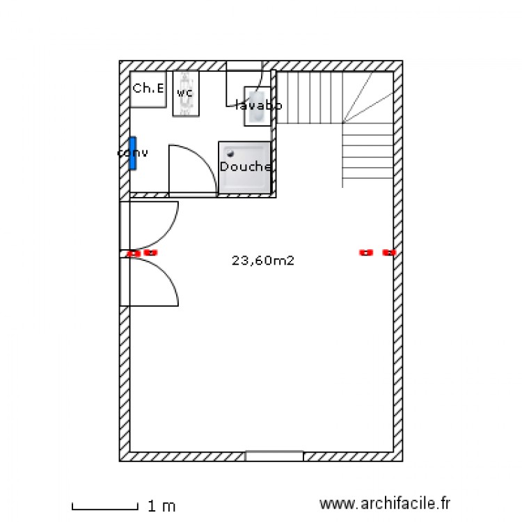 Annexe1 étage. Plan de 0 pièce et 0 m2