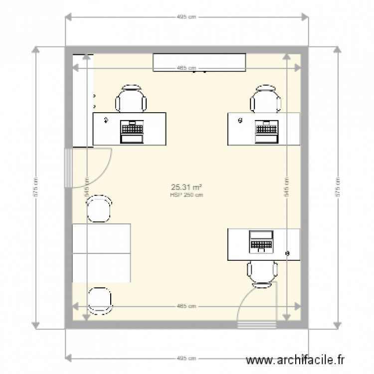 Bureau NOXOE. Plan de 0 pièce et 0 m2