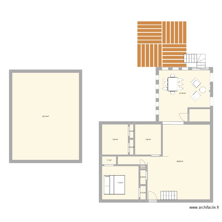 agrandissement . Plan de 0 pièce et 0 m2