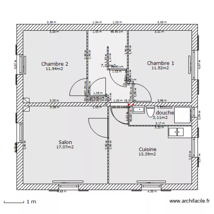 SAINT REMY ETAGE ETAT ACTUEL. Plan de 