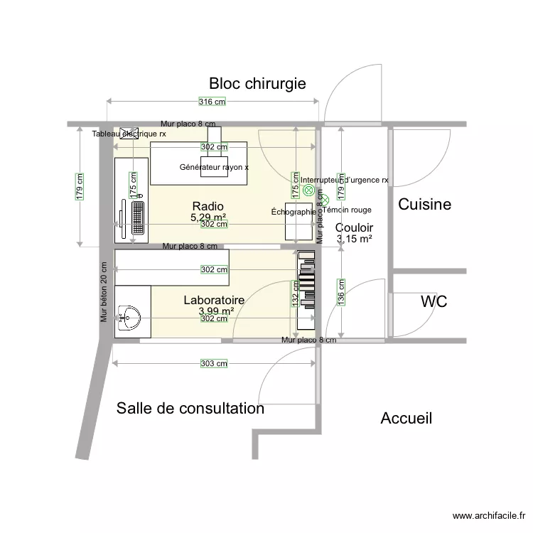 Salle radio gavotte. Plan de Salle radio gavotte. Plan de