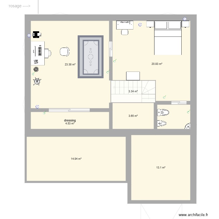 PLAN 2 LISE électricité. Plan de 0 pièce et 0 m2