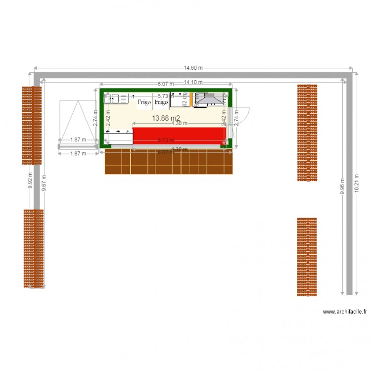 resto plage equipement. Plan de 0 pièce et 0 m2
