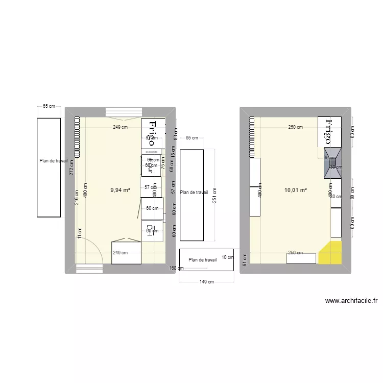 Cuisine Malik BENALI. Plan de 