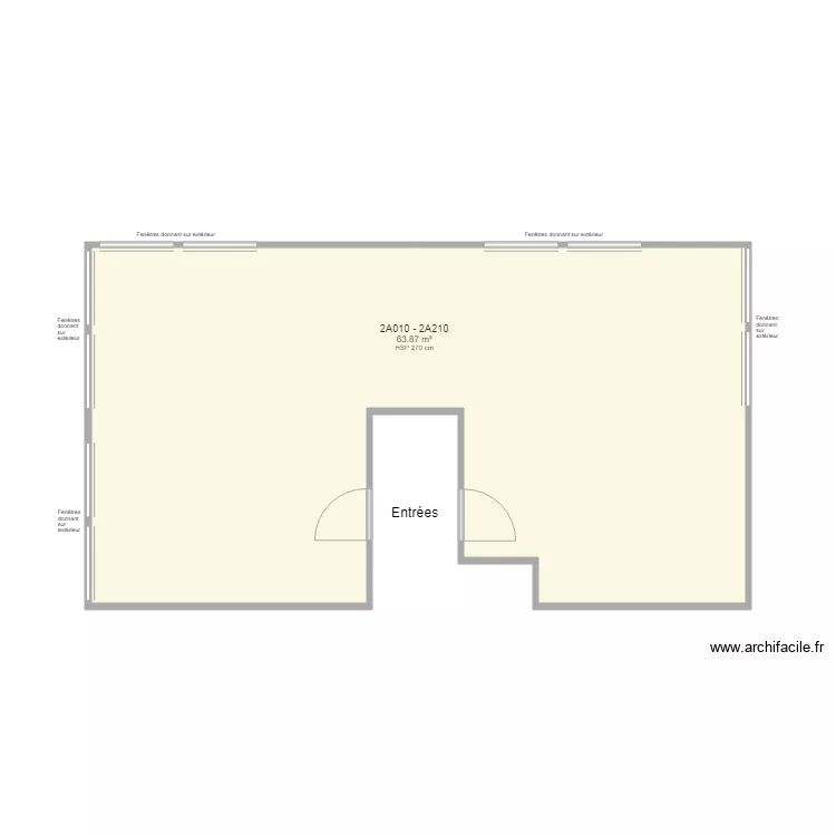 2A010  2A210 FS. Plan de 
