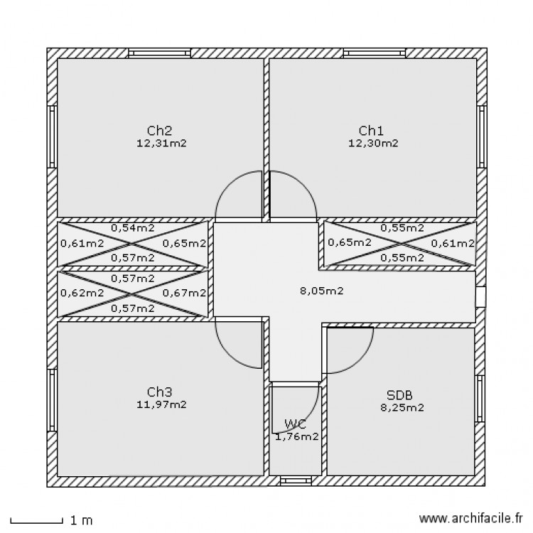 BJP Etage 2. Plan de 0 pièce et 0 m2