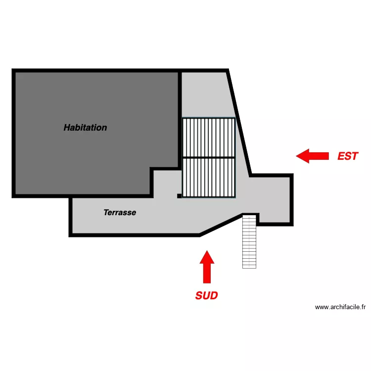 Lames parall&egrave;les. Plan de 