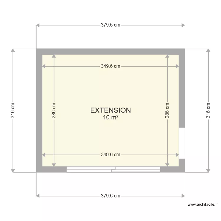 EXTENSION. Plan de 