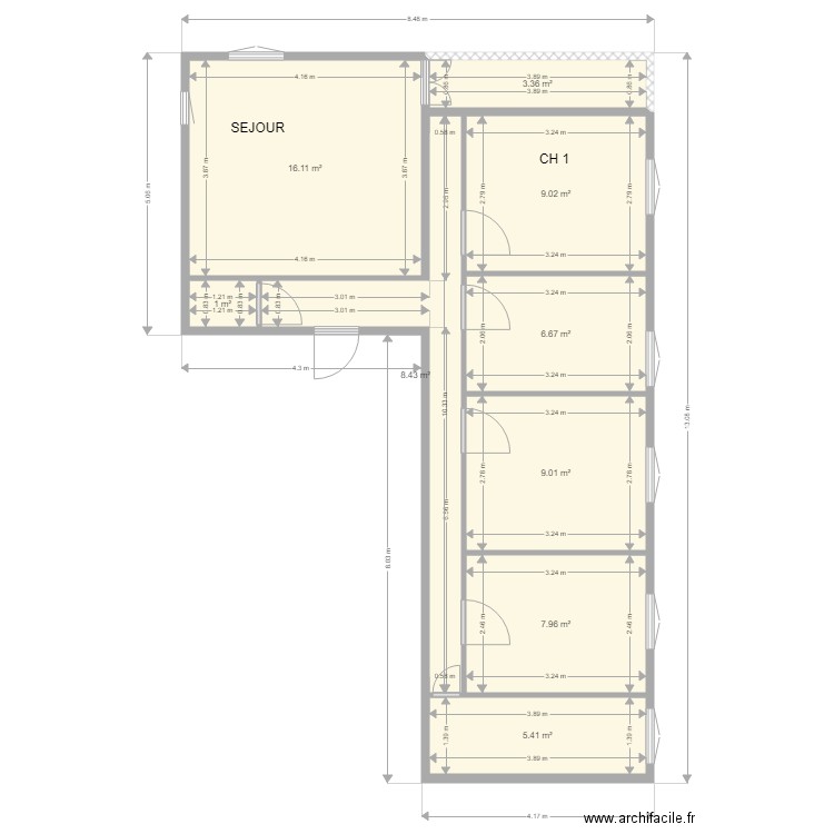 4 Cité SOUZY 75011 . Plan de 0 pièce et 0 m2