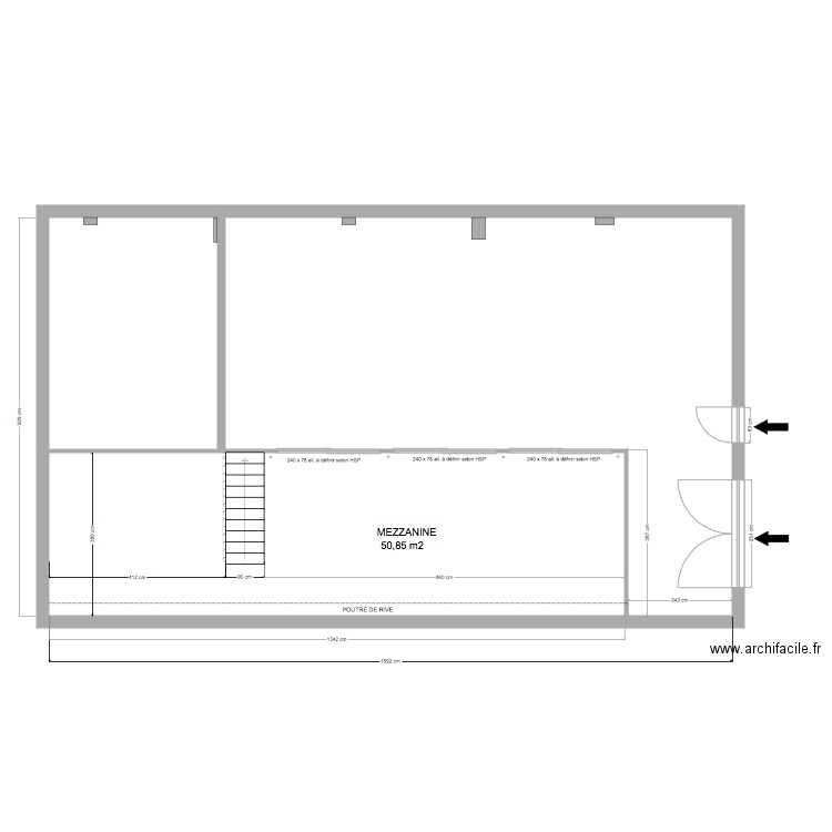 bobigny projet etage ok. Plan de 0 pièce et 0 m2