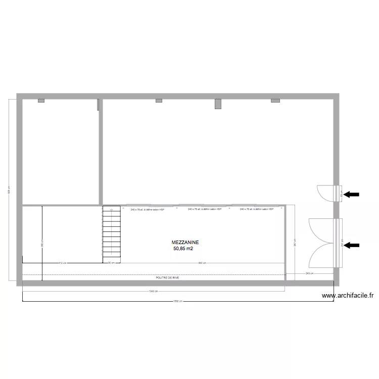bobigny projet etage ok. Plan de 
