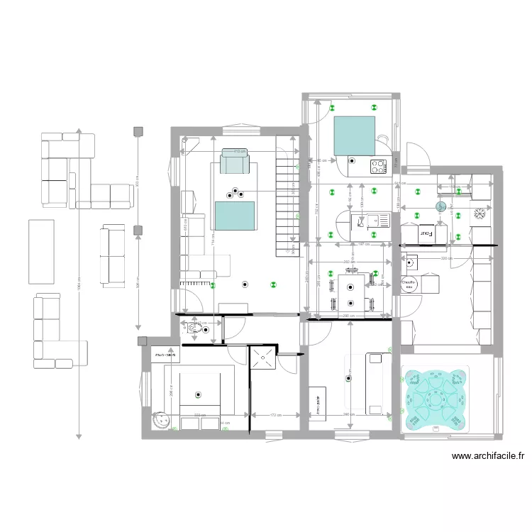 MARCHEPRIME RDC. Plan de 